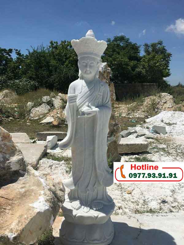 Nghệ thuật điêu khắc tượng Phật Địa Tạng bằng đá tuyệt đẹp