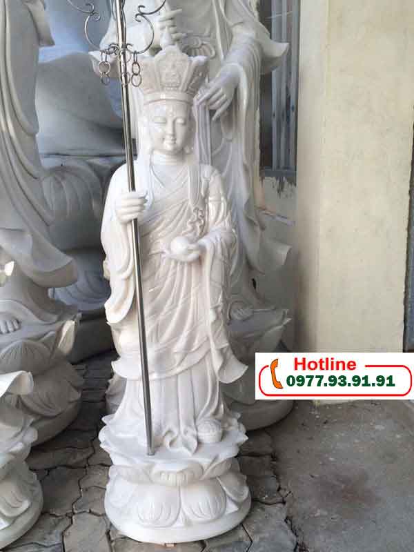 Phật Địa Tạng đá – Tượng phong thủy giúp gia chủ gặp nhiều may mắn