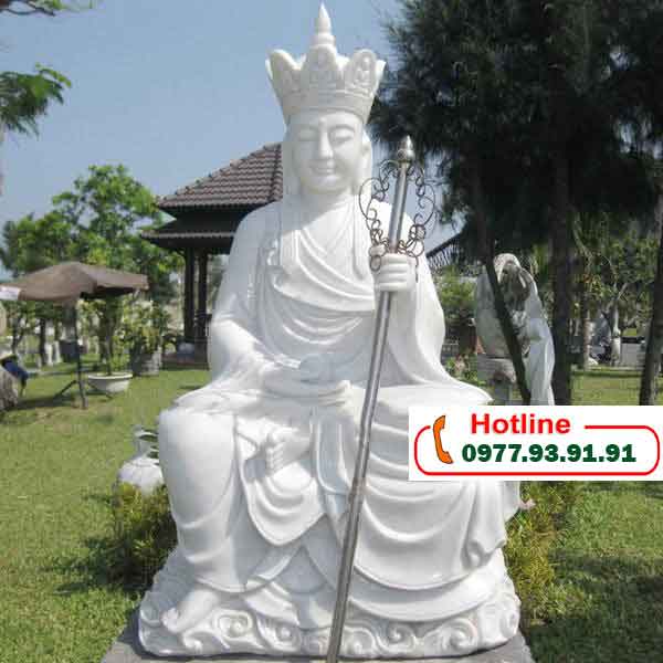 Tượng Phật Địa Tạng đá tự nhiên: Biểu tượng của lòng từ bi vô hạn