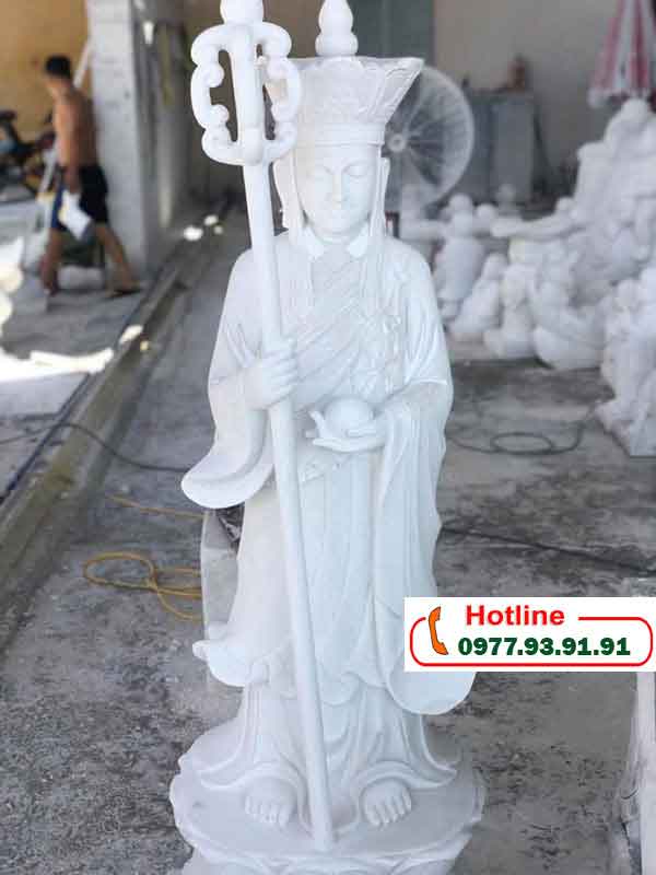 Khám phá vẻ đẹp cổ kính của tượng Phật Địa Tạng đá tự nhiên