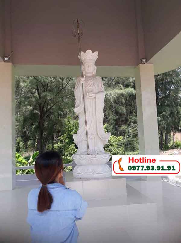 Tượng Phật Địa Tạng đá, biểu trưng của sự bảo vệ linh thiêng