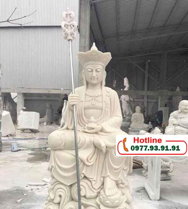 Phật Địa Tạng đá: Tượng linh thiêng bảo vệ gia đình và sự nghiệp