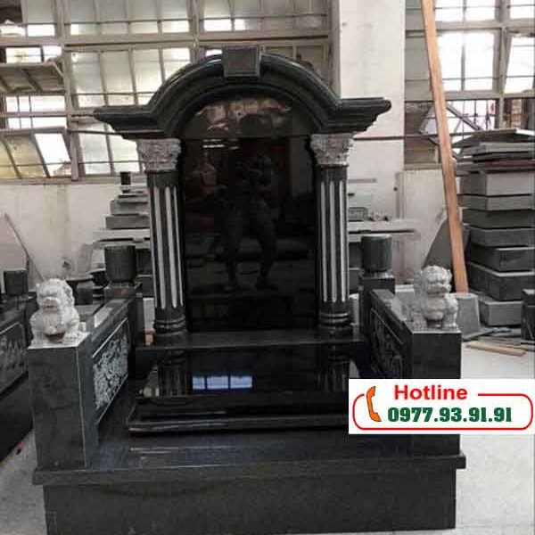 Mẫu mộ đá granite nguyên khối 31